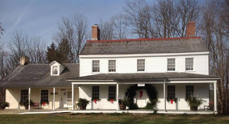The Foster Armstrong House, decorated for the holidays (Photo provided)