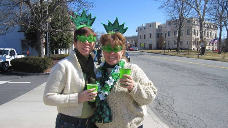 Sharon Frey of Goshen, N.Y. &quot;Irish Friends. Every year we celebrate by hosting a tailgate party during the parade in Goshen. We love to share the love of our heritage.&quot;