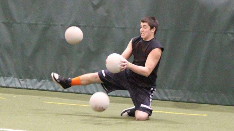 Pass It Along to host annual dodgeball event 2013 Dodgeball participant.