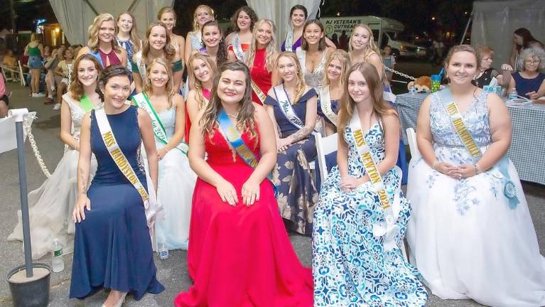 The fairest of the fair Queen of the Fair Contestants (Photo by Sammi Finch)