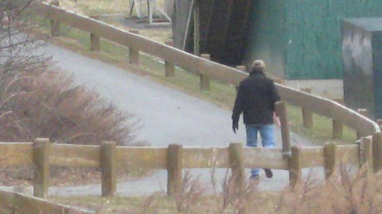 Joggers, walkers, dog owners come out before snow Joggers, walkers, dog owners come out before snow