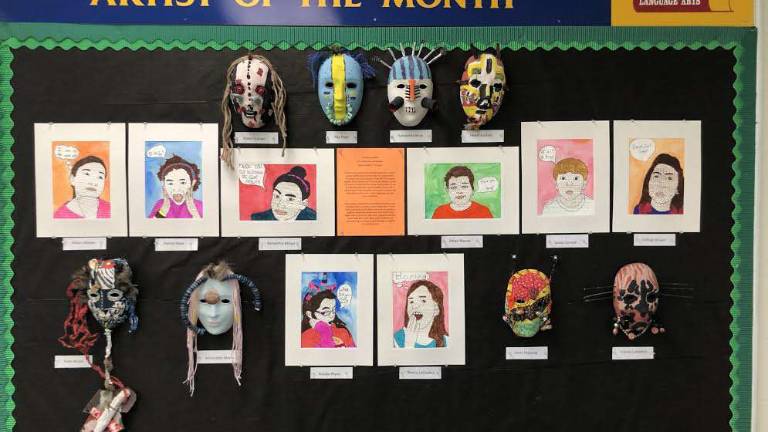 Lounsberry Hollow art students have their artwork displayed Lounsberry Hollow art students have their artwork displayed