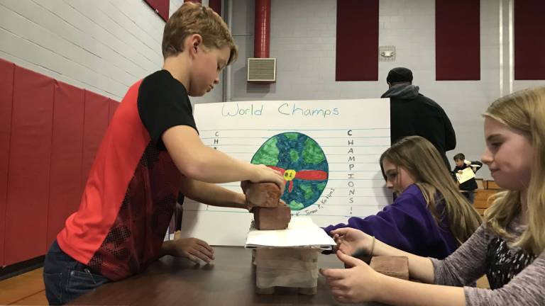 Area students build bridges Area students build bridges