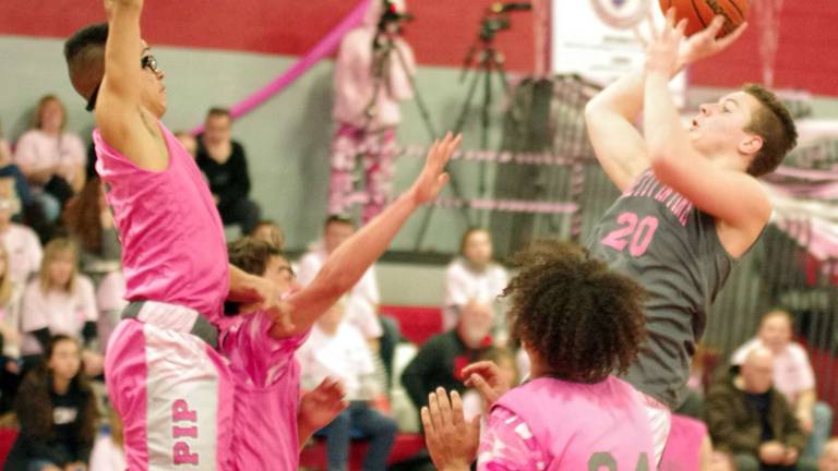 High Point beats Vernon in Pretty-in-Pink game High Point beats Vernon in Pretty-in-Pink game