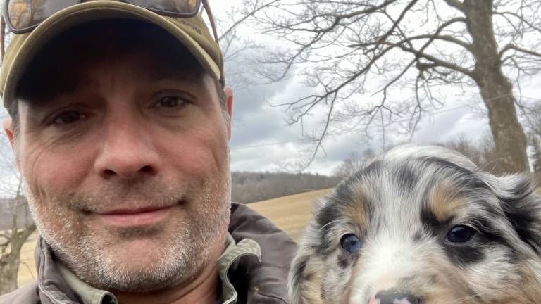 Kratom revisited Brendan Mullally and his dog, Ozzie, in the fall of 2022.