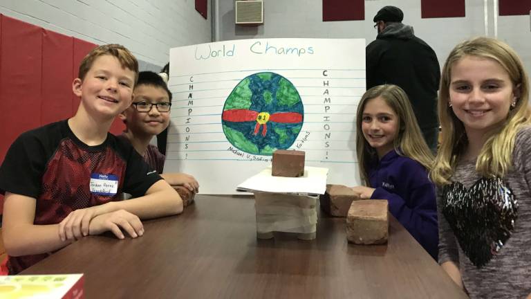 Area students build bridges Area students build bridges