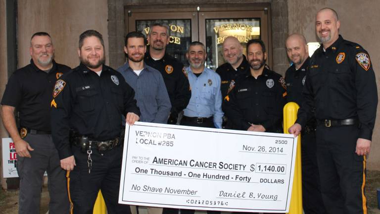 Vernon police to make a $1,140 Movember donation Vernon police to make a $1,140 Movember donation