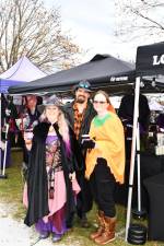 <b>Mary and Bret Hadzimichalis of Maryland are shown with Shanna Hickenbottom of Newton.</b>