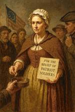 <b>Phoebe Ogden working for the Patriot cause. (AI rendered on data from Bill Truran and endorsed as historically representative)</b>