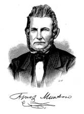 Amos Munson was born in 1801. His father, Israel, was born in Morris County in 1771 and moved to Hardyston as a young man to be a farmer.