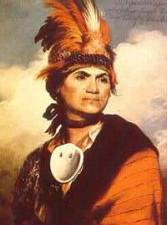 Mohawk Chief Thayendanegea, also known by his English name, Joseph Brant