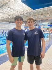 Kai Batchelor, left, and Hunter Gallo.