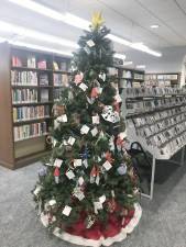 The Junior Woman’s Club of Sparta’s Holiday Wish Tree at the library (Photo provided)