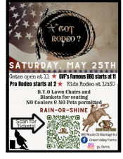 Rodeo today at Wantage farm