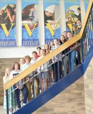 Vernon High School’s top 15 students for the Class of 2022.