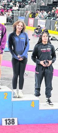 <b>Sophomore Melodie Guzik-Upchurch placed 4th overall in the state at her weight class in wrestling.</b>
