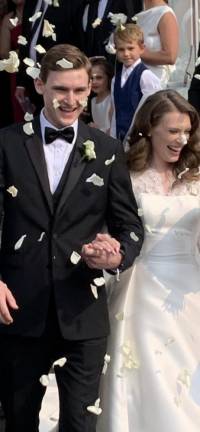 Andrew Lisa and Alyssa Lukawski were married June 29.