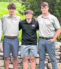 <b>High Point boys golf captains.</b>