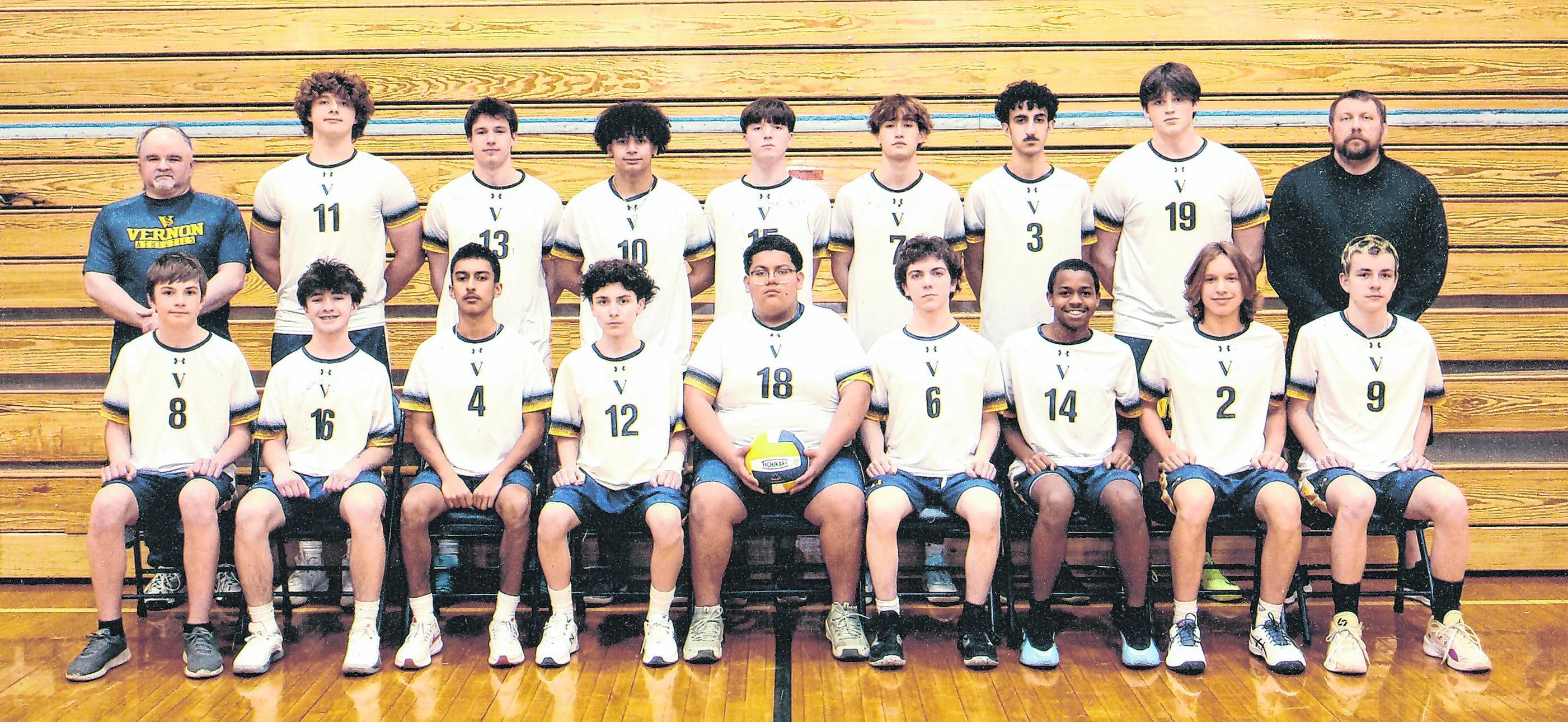 Vernon boys volleyball gains experience, confidence