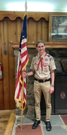 Dante Maas is the 28th Eagle Scout of Troop 912 of Vernon. He worked with Glen Meadow Middle School in Vernon to design and make picnic benches for students and staff for his Eagle Scout project.