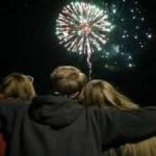 Fireworks will again burst above Skylands Stadium for this year's July 4th celebration. Photo courtesy of the Sussex County Miners