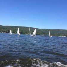 Greenwood Lake during summer.