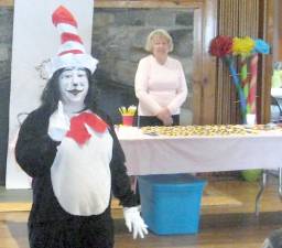 The Cat in the Hat made an appearance at the clubhouse (Photo by Janet Redyke)