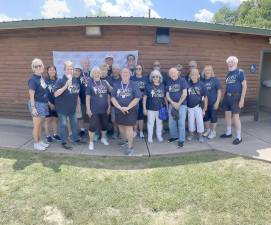 Sussex County Senior Olympics participants and winners.