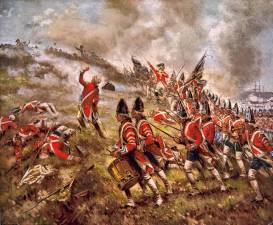 <b>Painting called ‘The Battle of Bunker Hill.’ (Photo courtesy of the Library of Congress) </b>