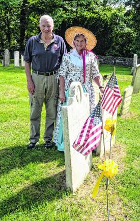 <b>Sussex County Historian Bill Truran poses with Wendy Wyman.</b>