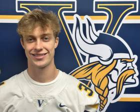 Senior Logan Pych rushed for 165 yards and scored two touchdowns in the Vikings’ win over Morris Hills.