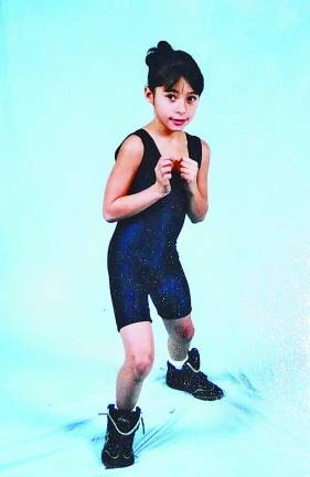 Sierra Blasone at 7 years old.