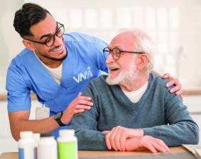 VNA helps the elderly remain in their homes and reduces the burden of family caregiving for loved ones.
