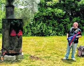 <b>The Sussex Elks recently held a flag retirement ceremony.</b>