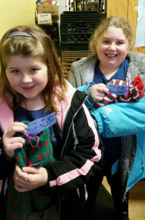 Girl Scouts collect hygiene items for needy