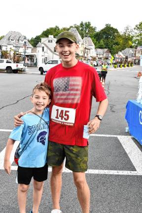 Jack McGurrin, 17, of Sparta wins the Labor Day 5K with a time of 17:04.29.