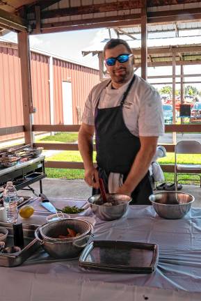 <b>Chef Martin Kester, supervisor of SCCC’s Culinary &amp; Hospitality program, wins the Chopped Sussex Cooking Challenge.</b>