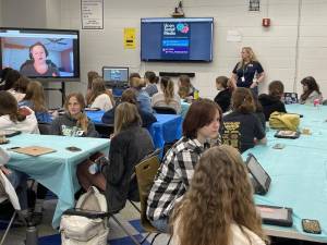 The Vernon High School students met women already practicing STEM as a career.