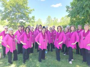 Harmony in Motion Chorus at Sparta Day.