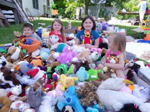 There is something for everyone at the Beemerville Church Yard Sale.