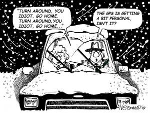 Cartoon GPS ADVICE