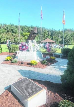 <b>The 9/11 Memorial at Sussex County Community College.</b>