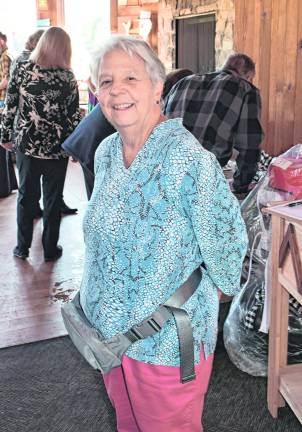 <b>Vincenza Davis of Hamburg poses a photo.</b>