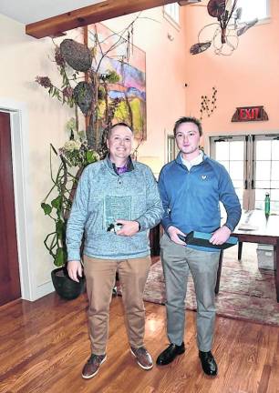 Corey Brown and Braden Leen of Sussex County YMCA Pickleball Center are shown. They won a New Business Award.