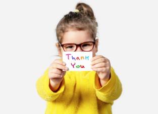 Teach kids kindness and gratitude with thank you notes
