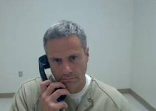 <b>Sussex County Republican Committee Chairman Joseph Labarbera during a virtual court appearance at Morris County Correctional Facility on Monday, Sept. 14.</b>