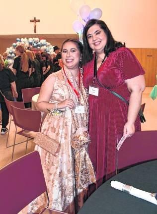 <b>Jenny Hara of Franklin is shown with Barbara Kane of Vernon.</b>