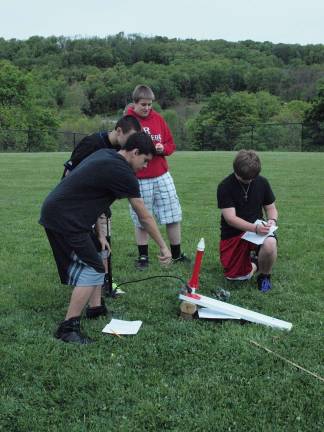 Algbra Math Rockets Algebra students use math skills to launch rockets