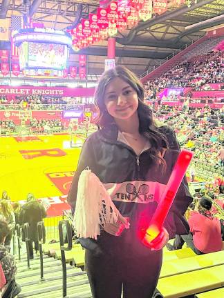 <b>Senior Juliette Miller represented Vernon at the Annual NJSIAA National Girls and Women in Sports event held at Rutgers University.</b>