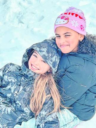 Lounsberry Hollow students go sleigh riding